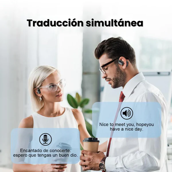Audífonos Traductores Inteligentes | Traducción Instantánea en +100 Idiomas