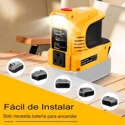 Inversor de Corriente Portátil 12V a 220V