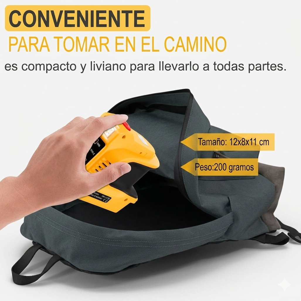 Inversor de Corriente Portátil 12V a 220V